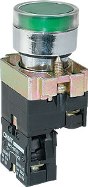 Large image of item: CHNT Brand Illuminated LED Pushbutton-Green-110V-1NO Aux-Will Replace Telemecanique XB2BW3361