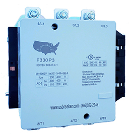 Large image of item: F330 UL Contactor 330A 3P 480Vac Coil (Will Replace Telemecanique LC1-F330-T6 or LC1F330 480V)