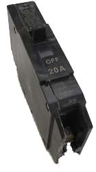 Large image of item: GE  TEY120 Circuit Breaker  TEY 1P  20A  14KA @ 277V -New