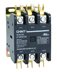 Large image of item: NCK 60 3P Definite-Purpose Contactor UL & IEC Rated 120V Control