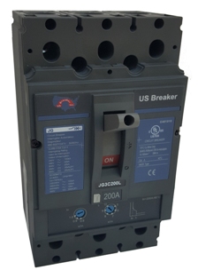 US Breaker High AIC 3P 200A 42KA@480V JG UL489 Breaker (Compares to Square D JGL36200)
