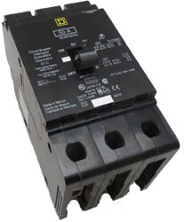 Large image of item: Square D  EDB34040 Circuit Breaker EDB 3P  40A  18KA@480/277V -New