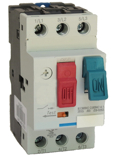 GV NS2-25/01.6 Motor Starter UL Cl-10 Adj. From 1 - 1.6 A (Will Replace Telemecanique GV2-M06)