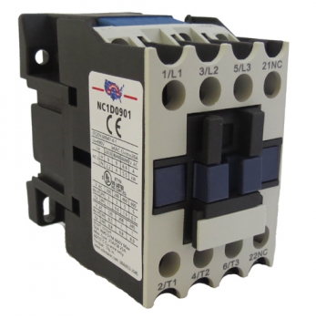 UL Contactor 09A 3P+1NC 240Vac Coil (Will Replace Telemecanique LC1D0901-U6 or LC1-D09-01-240V)