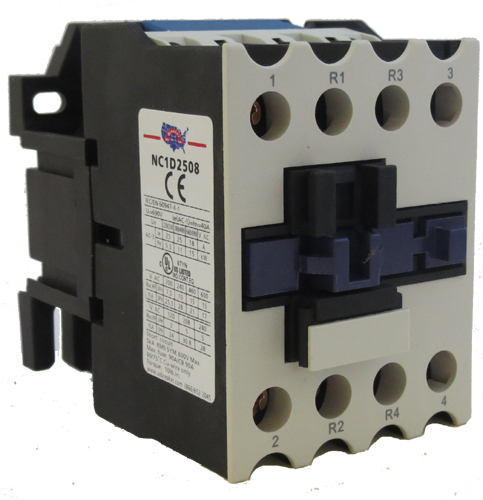 UL Contactor 25A 4P (2NO&2NC) -120Vac Coil (Will Replace Telemecanique LC1D25008-G6 or LC1-D25-008-1